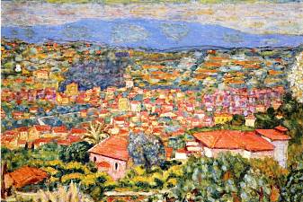 View of Le Cannet, Roofs