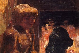 Woman with Dog (also known as Marthe Bonnard and Her Dog)