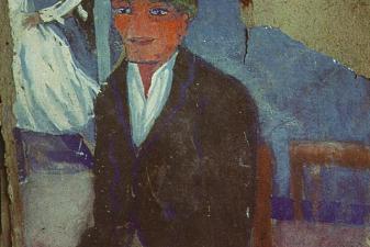 A Seated Man and a Dancing Couple