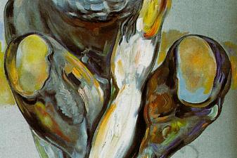 After Michelangelo's 'Squatting Child'