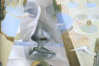 Apparition of the Visage of Aphrodite of Cnidos in a Landscape