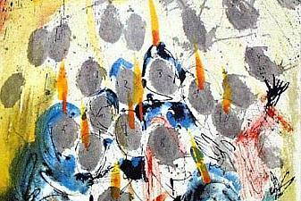 Apparuerunt illis dispertitae linguae (Acts 1:14)