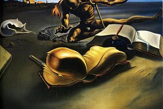 Book Transforming Itself into a Nude Woman