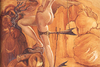 Costume for a Nude with a Codfish Tail