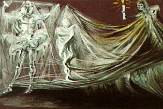 Design for the Death Scene in 'Don Juan Tenorio'