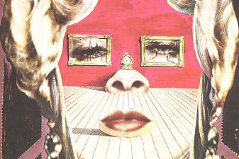 Face of Mae West Which May Be Used as a Surrealist Apartment