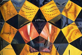 Fifty Abstract Paintings Which as Seen from Two Yards Change into Three Lenins Masquerading as Chine