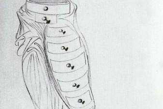 Figure with Drawers for a Four-part Screen