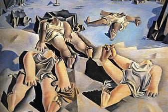 Figures Lying on the Sand