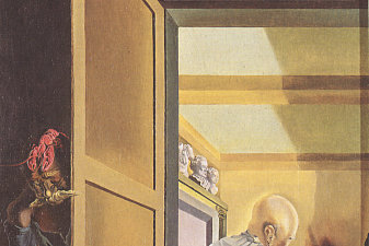 Gala and The Angelus of Millet Before the Imminent Arrival of the Conical Anamorphoses