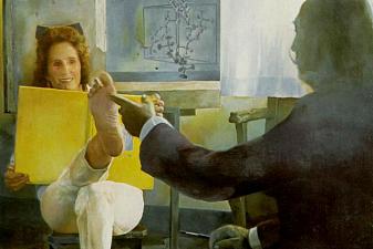 Gala‘s Foot (right panel)