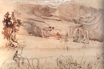 Hannibal crossing the Aps