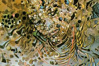 Head Bombarded with Grains of Wheat (Particle Head Over the Village of Cadaques)