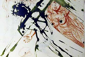 Jesus carrying the cross