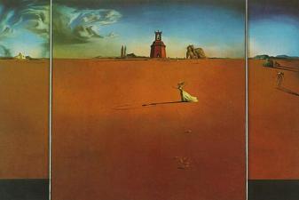 Landscape with Girl Skipping Rope