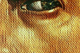 Macrophotographic Self-Portrait with the Appearance of Gala