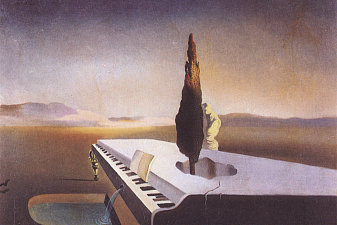 Necrophiliac Fountain Flowing from a Grand Piano