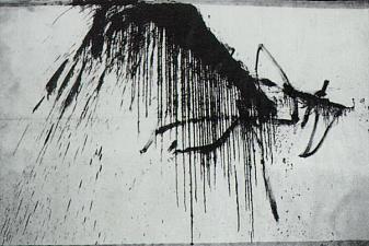 Night in the Hotel (Abstract in Black and White)