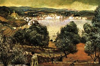 Olive Trees. Landscape at Cadaques