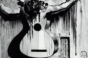 Painting for the backdrop of 'Cafe De Chinitas'