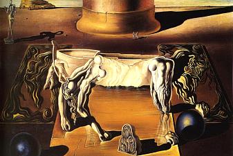 Paranoiac Woman-Horse (Invisible Sleeping Woman, Lion, Horse)