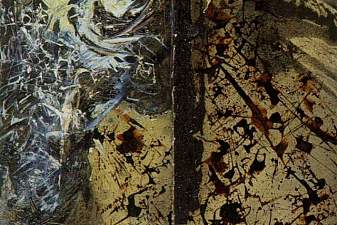 Religious Scene in Particles