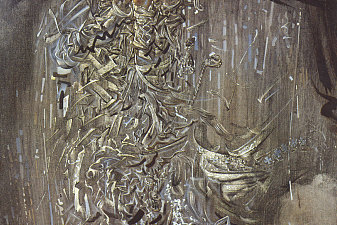 Saint Surrounded by Three Pi-Mesons