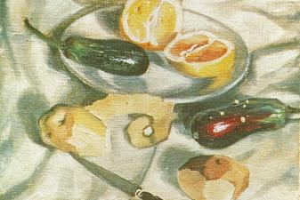 Still Life with Aubergines