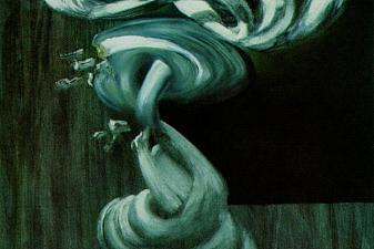 Study for a fruit bowl in 'Still Life - Fast Moving'