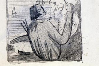 Study for Self-Portrait