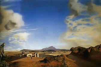 The Chemist of Ampurden in Search of Absolutely Nothing, 1936 (oil on panel)