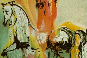 The Christian Knight (Dali's Horses)