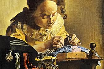 The Lacemaker (after Vermeer)
