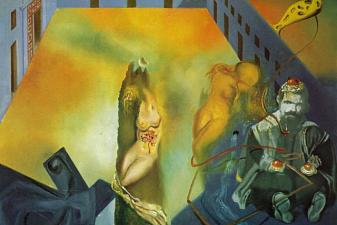 Untitled (Composition - Courtyard of the Escorial with Figure and Sebastian De Morra, Veldzquez's Dw