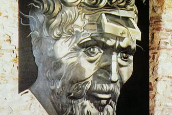 Untitled (Michelangelo Head with Drawers)