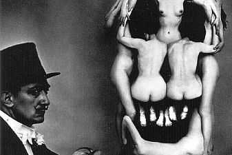 Women forming a skull