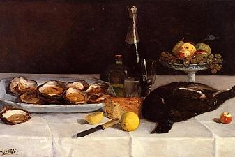 Still life with oysters