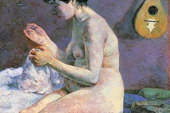 Suzanne Sewing - Study of a Nude