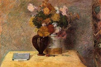 Flowers and Japanese book