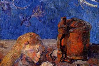 Clovis Gauguin asleep