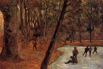 Skaters in Fredericksberg park