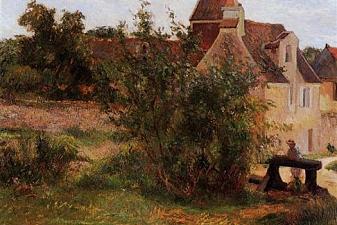 Osny, the gate of Busagny farm