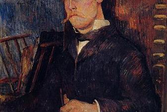 Portrait of a seated man