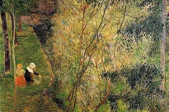 Pont-Aven woman and child