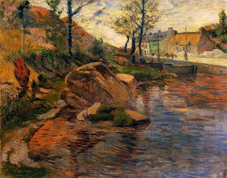 Cove opposite Pont-Aven Harbor 