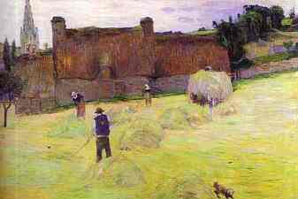 Haymaking in Brittany