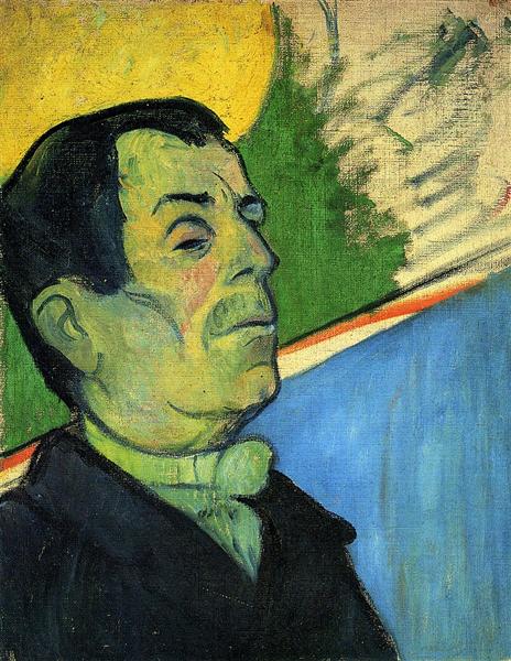Portrait of a man wearing a lavalliere 