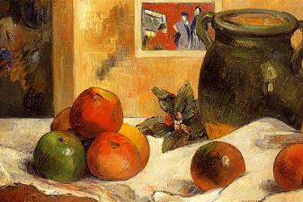 Still life with Japanese print