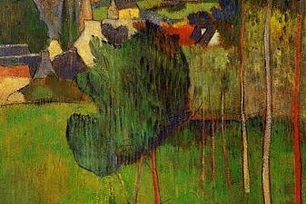 View of Pont-Aven from Lezaven