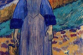 Young breton by the sea